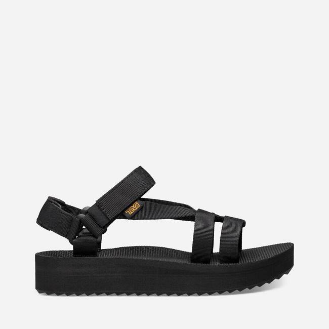 Teva Midform Dames Zwart Sandalen Maat 38 Sale Outlet van